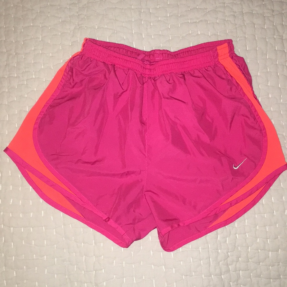 Pink/Orange Nike Running Shorts